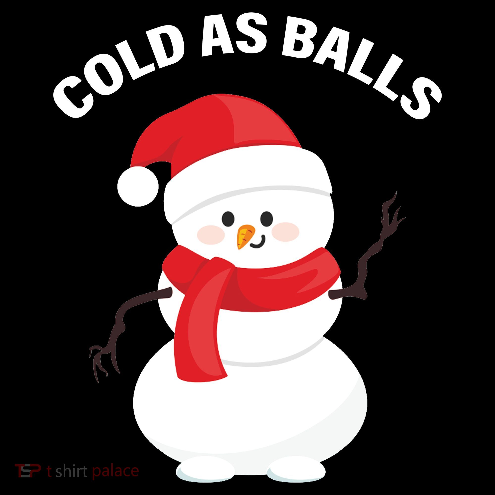 Cold As Balls Winter Snowman Bucket Hat