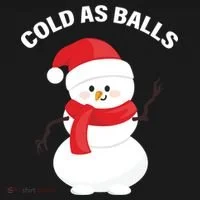 Cold As Balls Winter Snowman Bucket Hat thumb 4