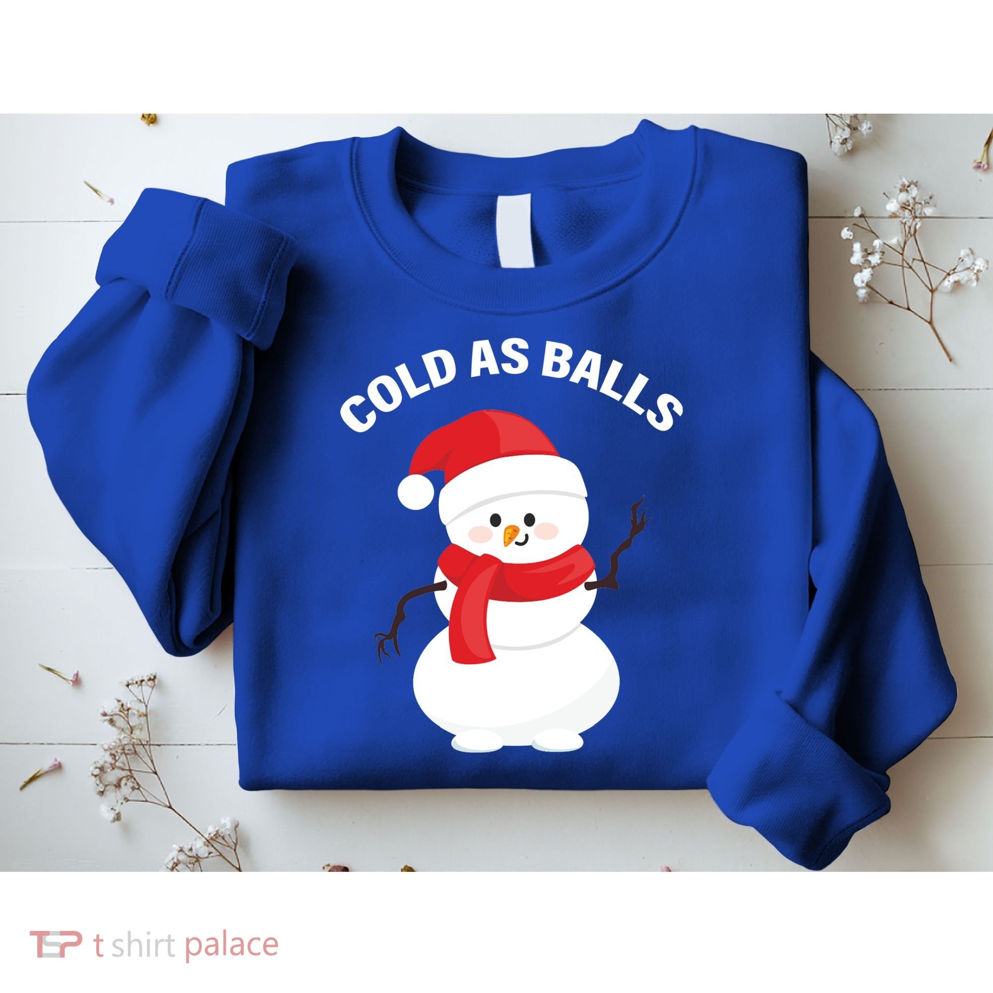 Cold As Balls Winter Snowman Sweatshirt