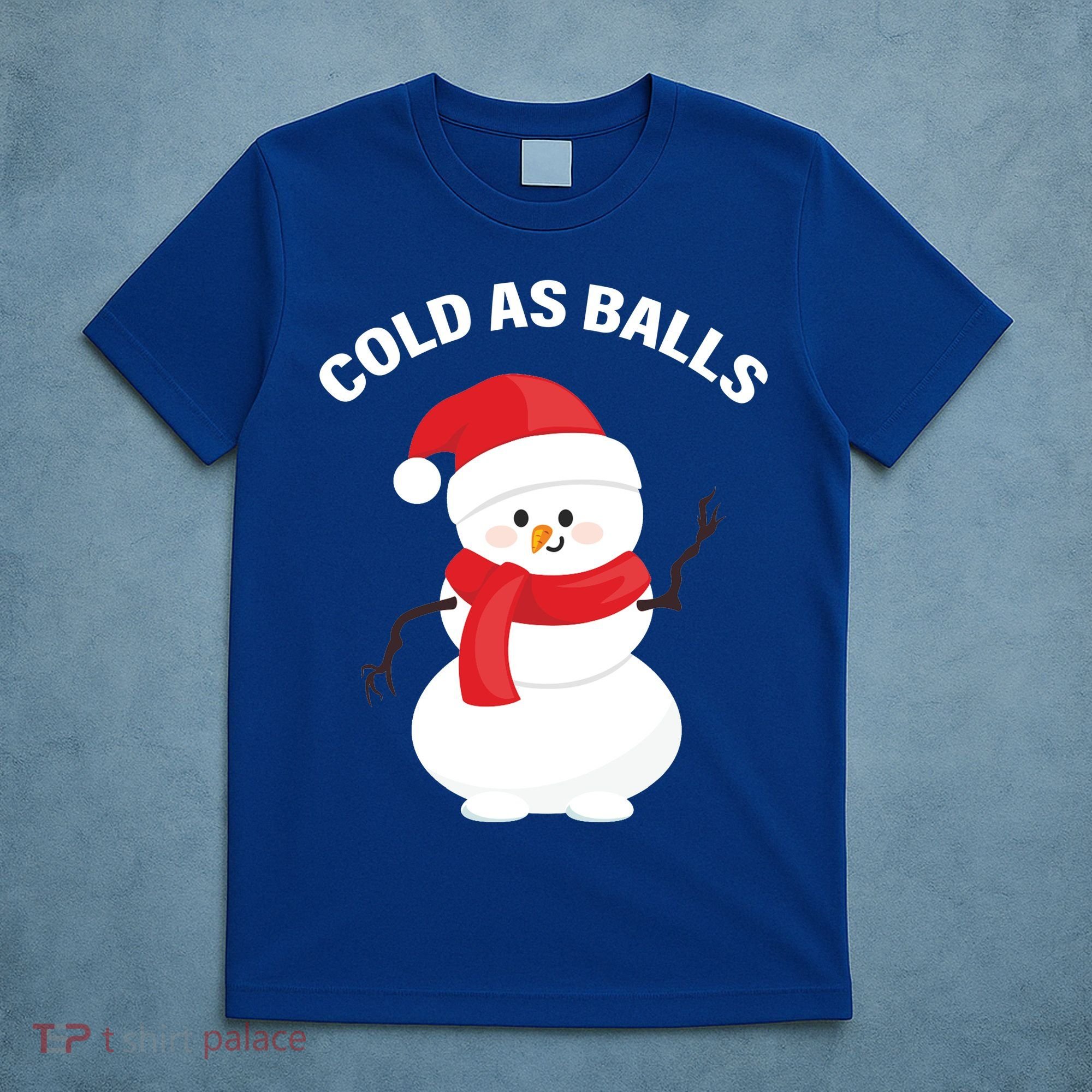 Cold As Balls Winter Snowman T-Shirt
