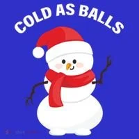 Cold As Balls Winter Snowman Women's Tank Top thumb 5