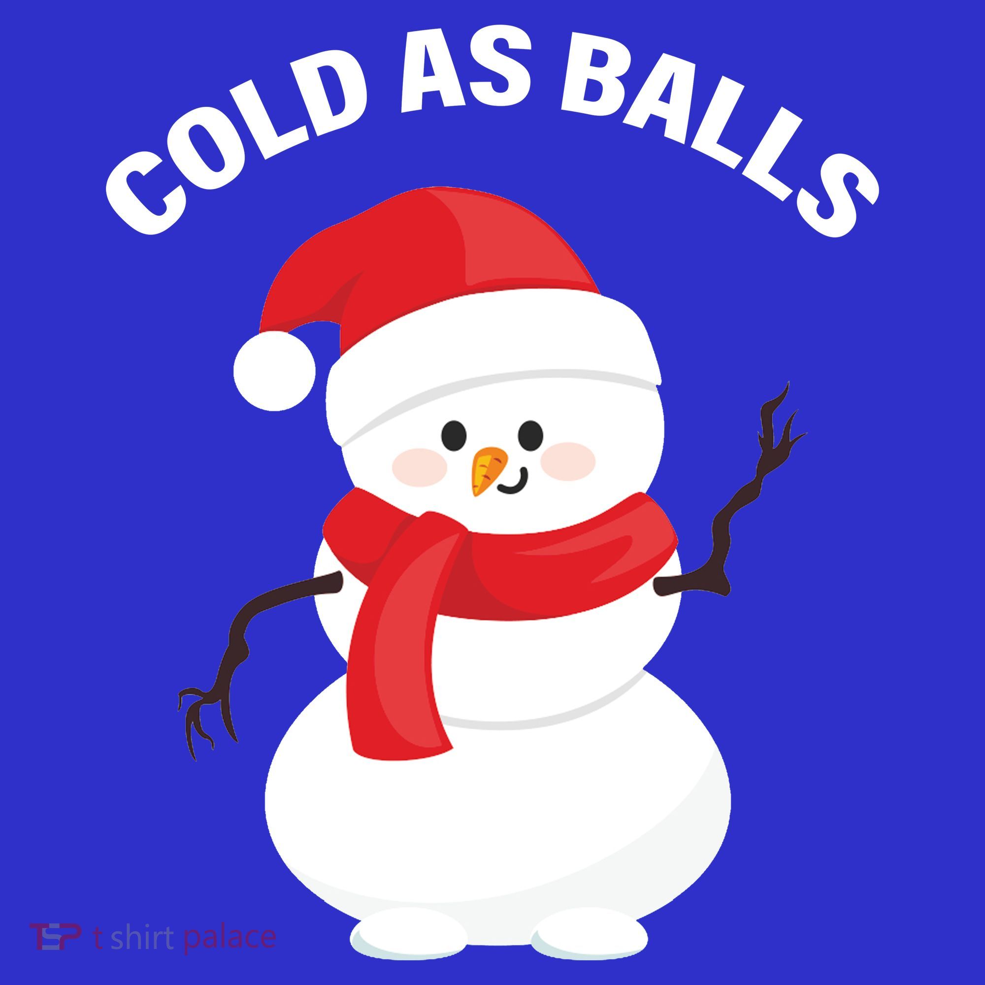 Cold As Balls Winter Snowman Tote Bag