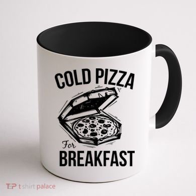 Cold Pizza For Breakfast Coffee Mug back