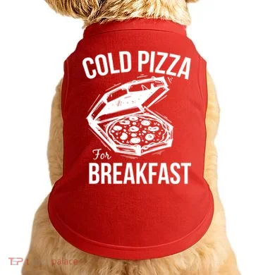 Cold Pizza For Breakfast Doggie Tank