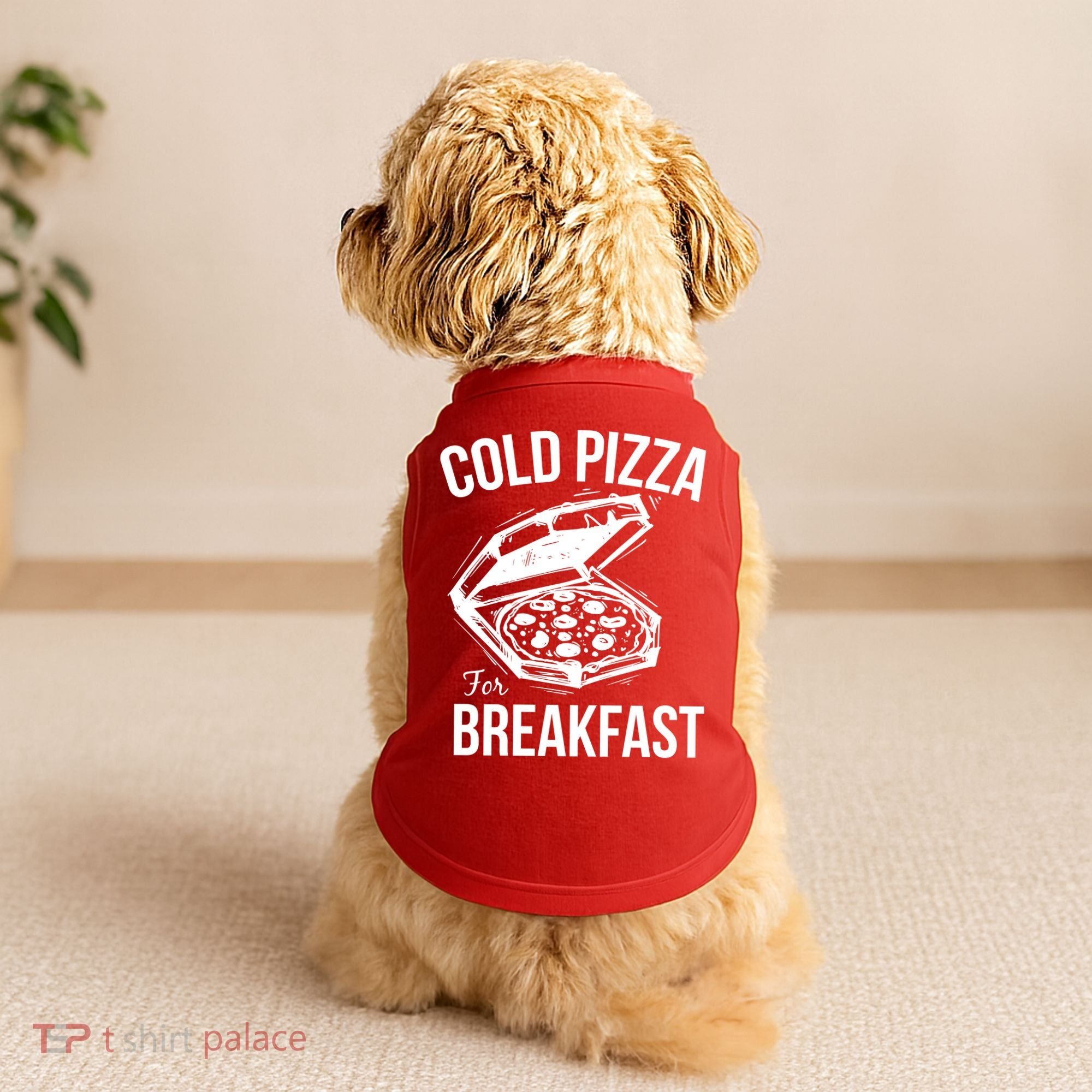 Cold Pizza For Breakfast Doggie Tank