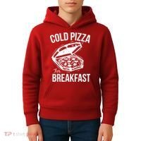 Cold Pizza For Breakfast Kids Hoodie thumb 4