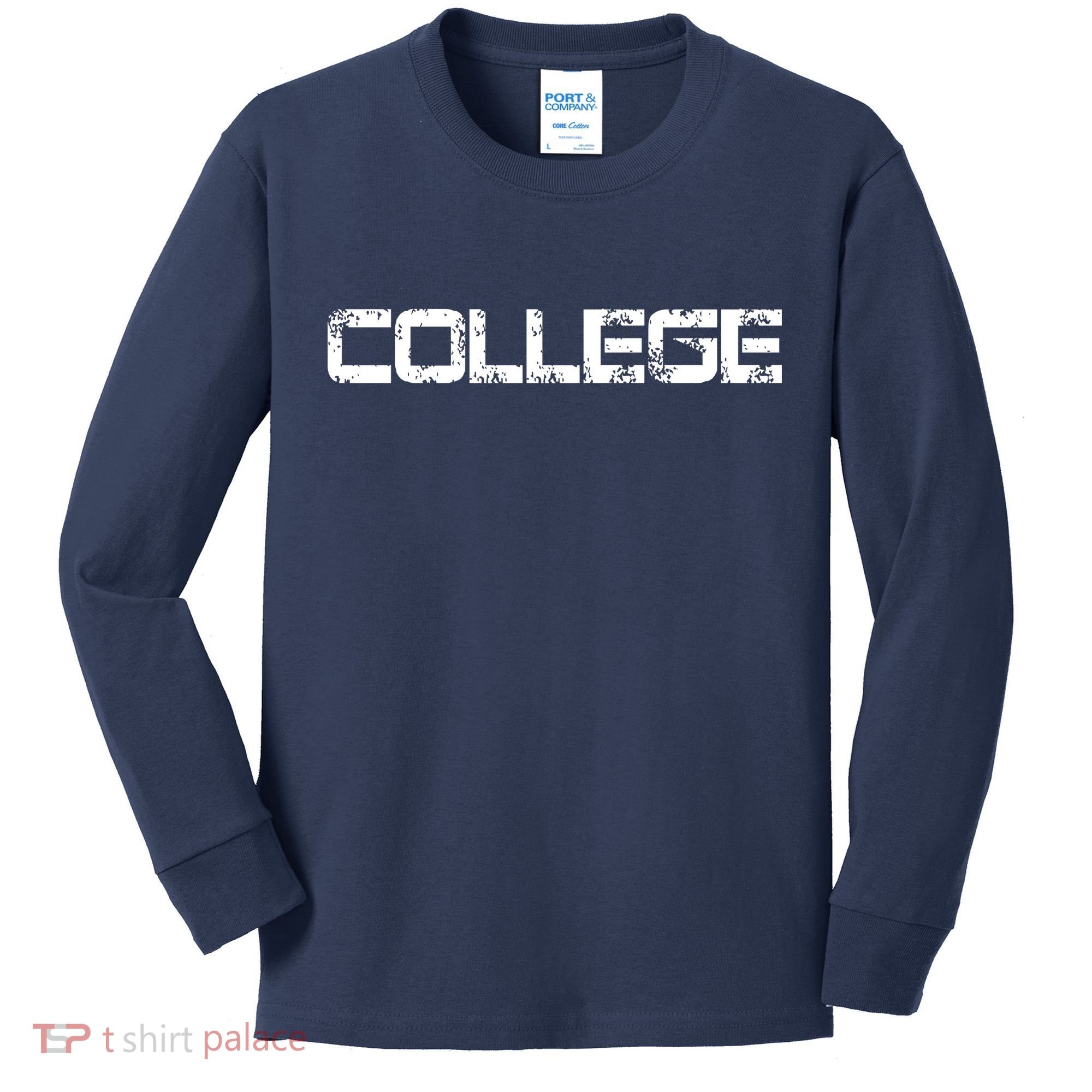COLLEGE Frat Party Kids Long Sleeve Shirt