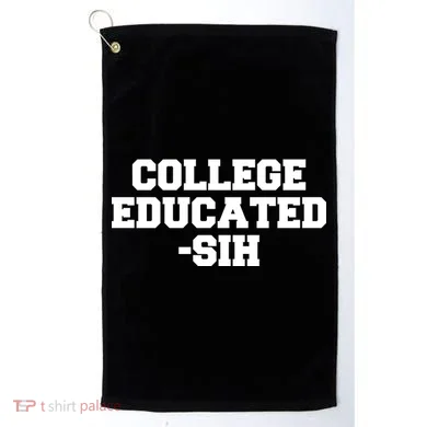College Educated-ish Golf Towel