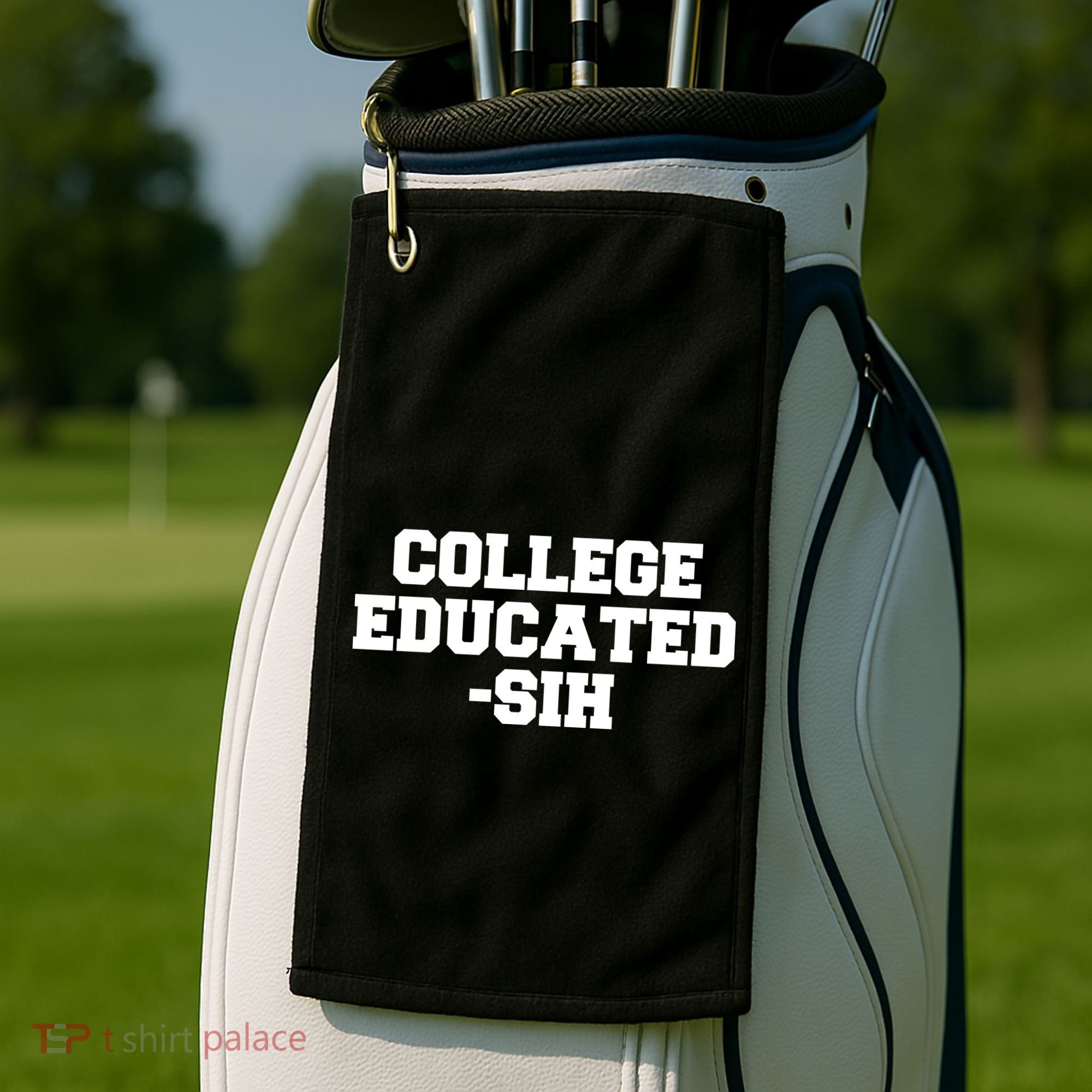College Educated-ish Golf Towel