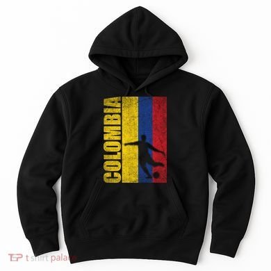 Colombia Flag Soccer World Cup Hoodie