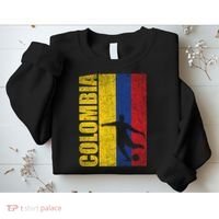 Colombia Flag Soccer World Cup Sweatshirt thumb 2