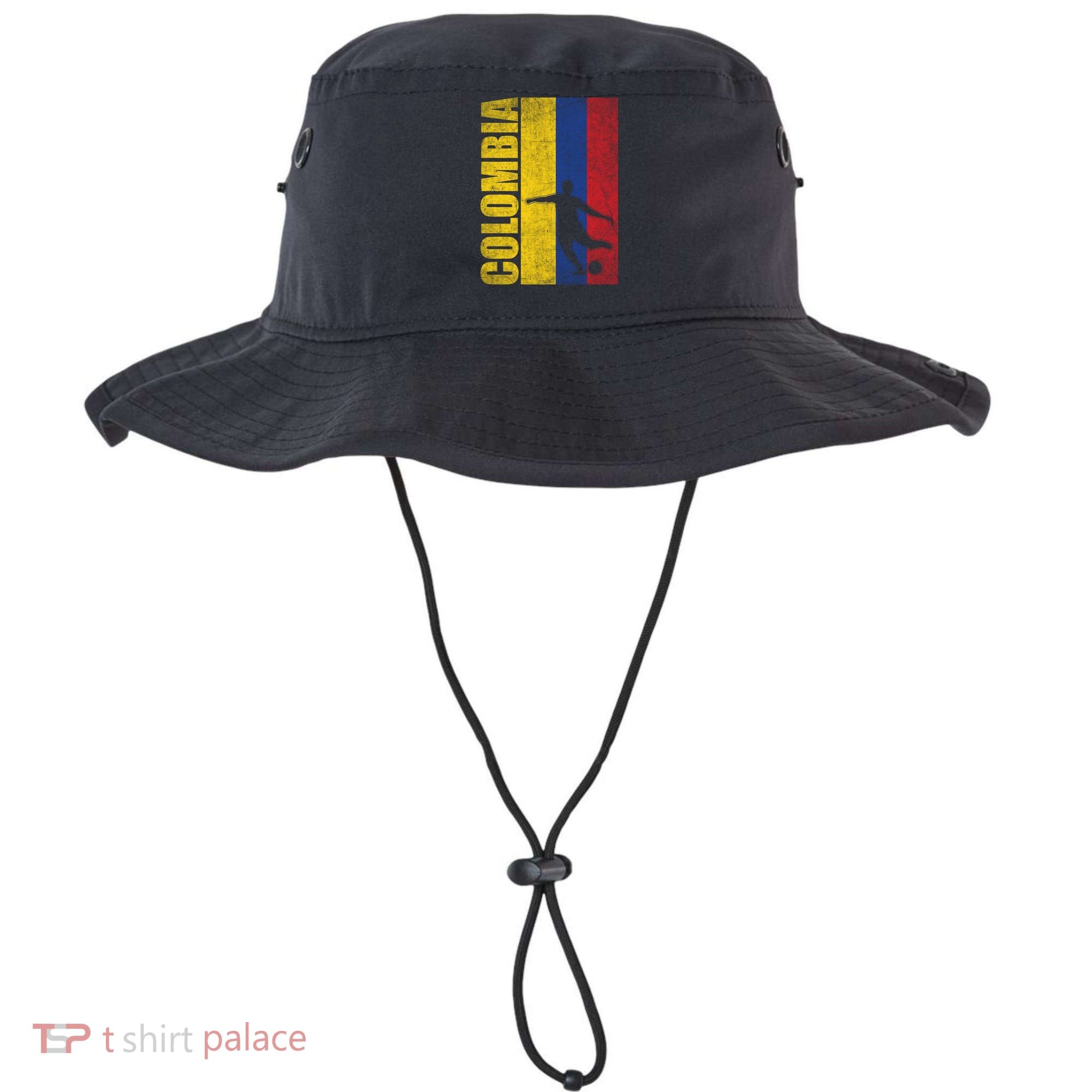 Colombia Flag Soccer World Cup Bucket Hat