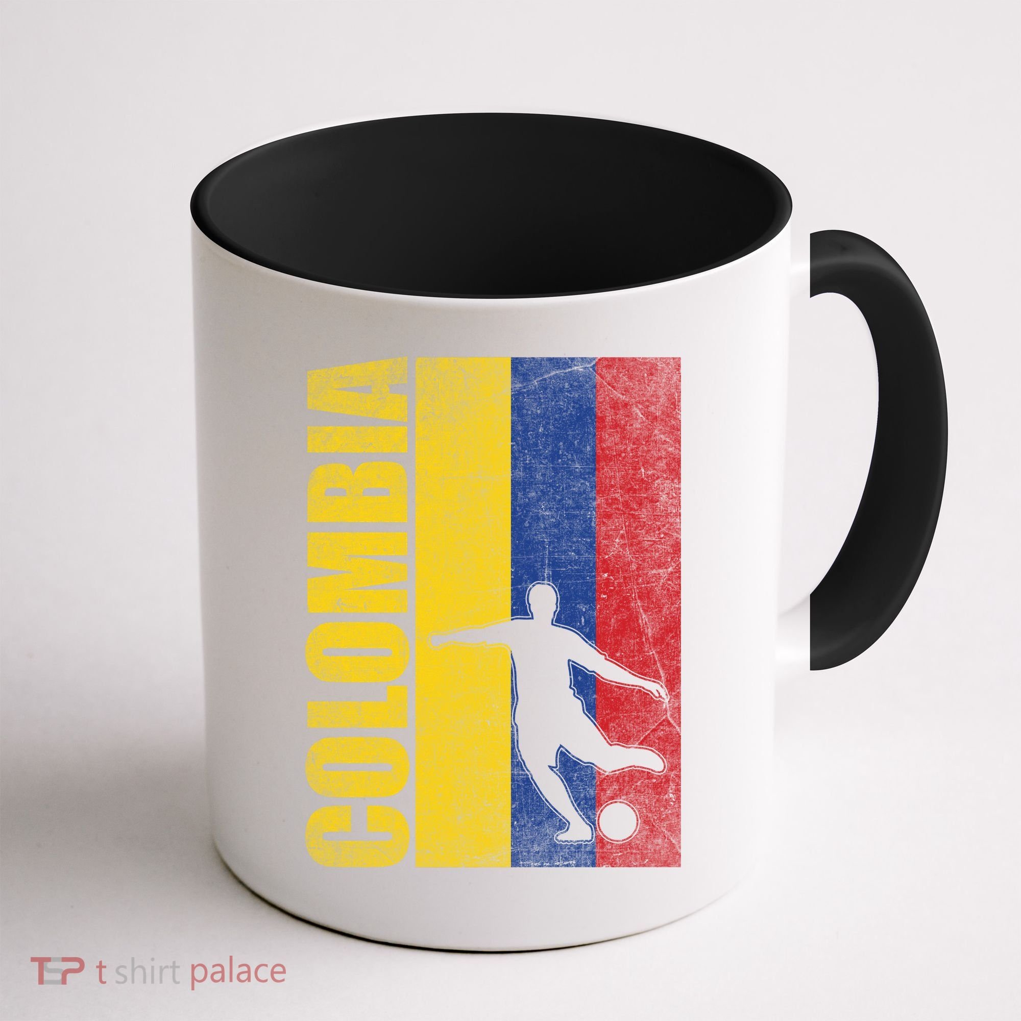 Colombia Flag Soccer World Cup Coffee Mug
