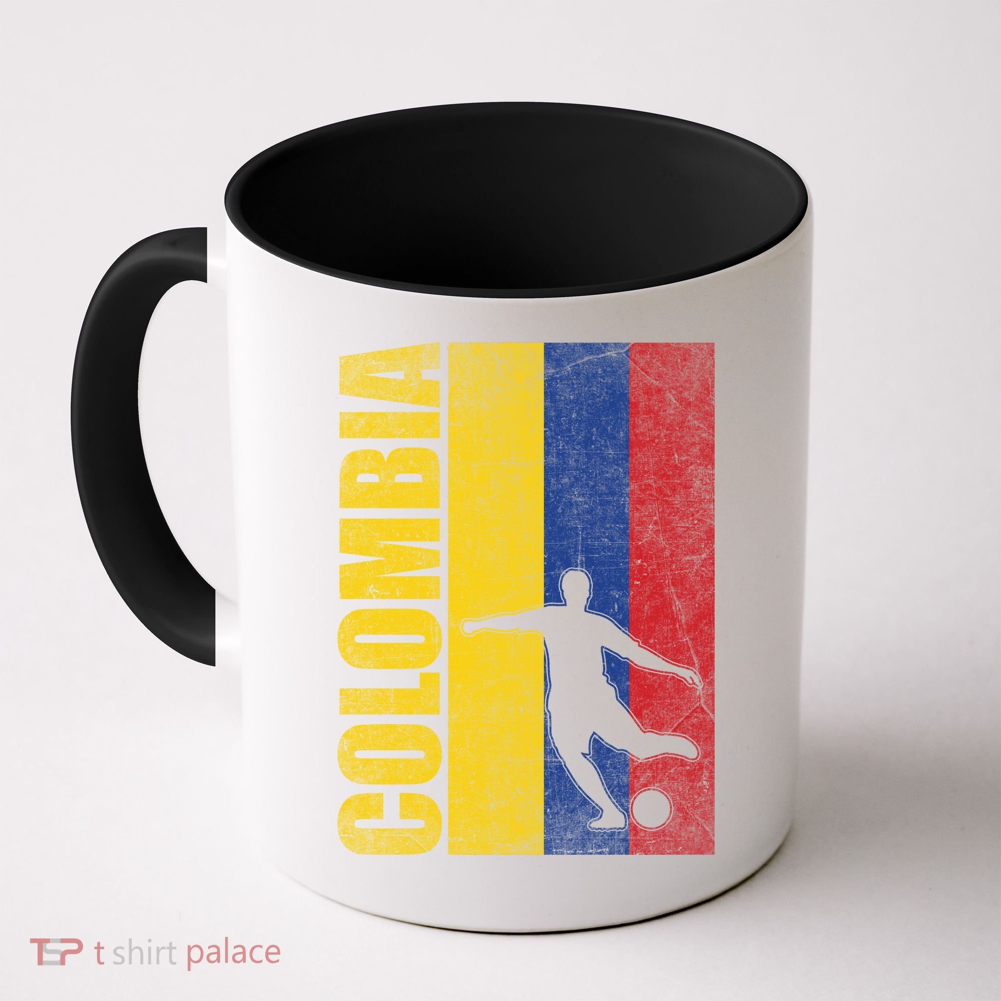 Colombia Flag Soccer World Cup Coffee Mug