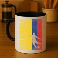 Colombia Flag Soccer World Cup Coffee Mug thumb 4