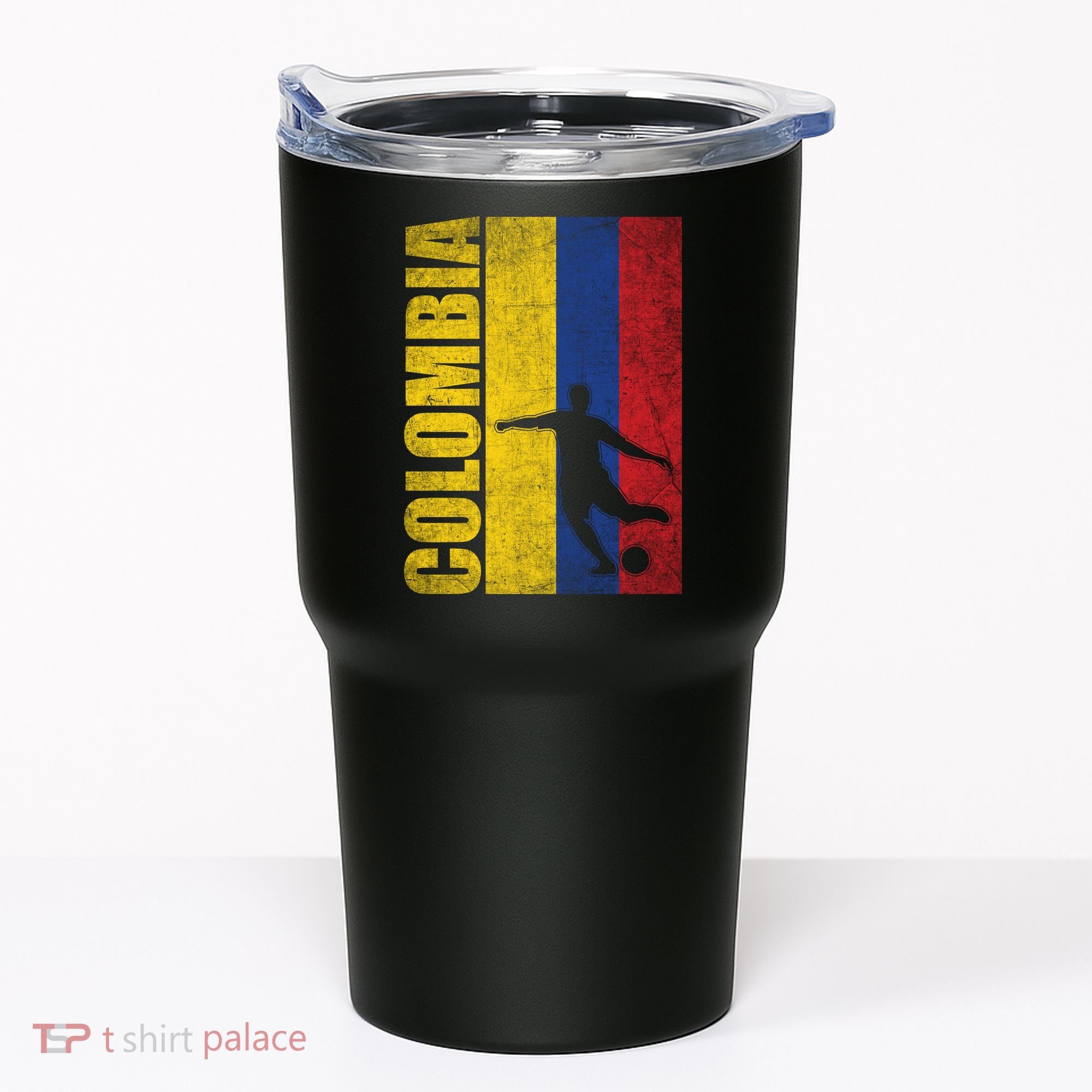 Colombia Flag Soccer World Cup Tumbler