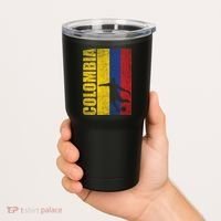 Colombia Flag Soccer World Cup Tumbler thumb 2