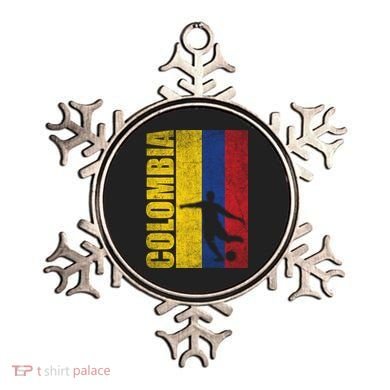 Colombia Flag Soccer World Cup Ornament