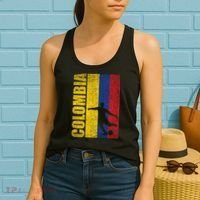 Colombia Flag Soccer World Cup Women's Tank Top thumb 2