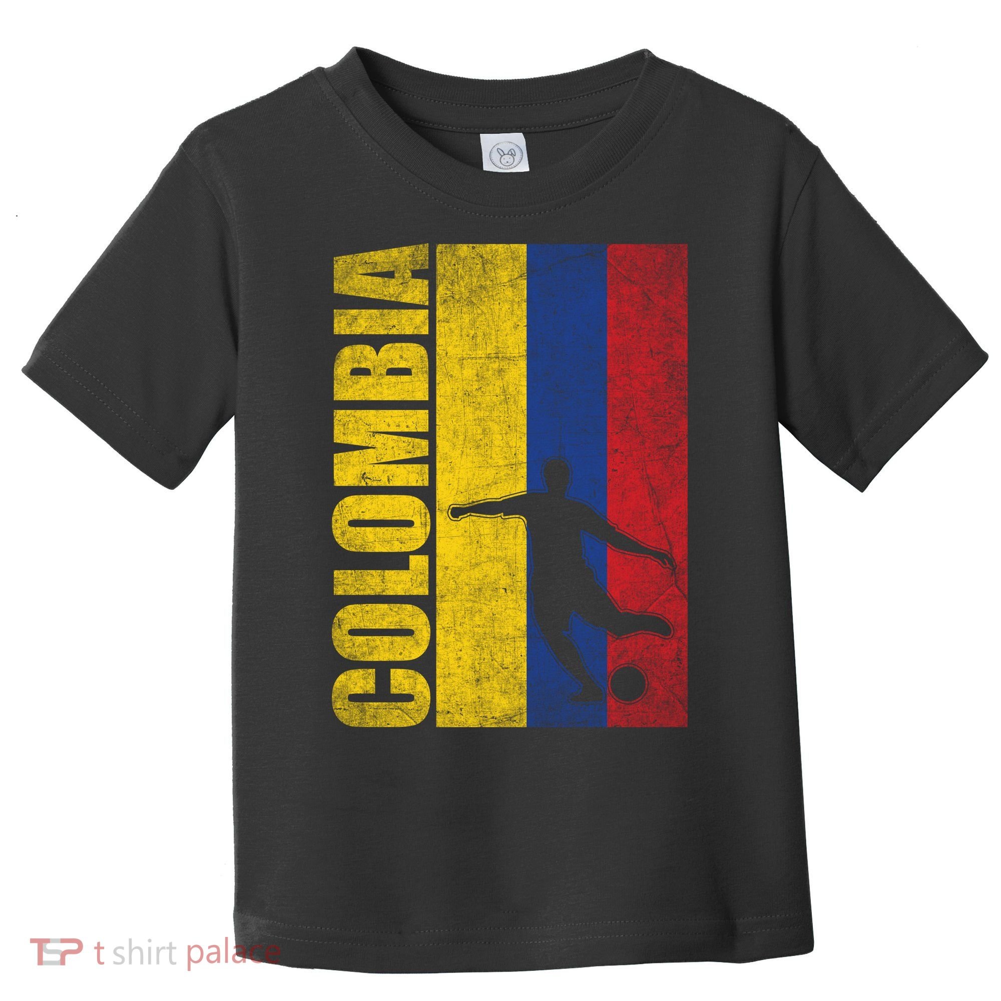 Colombia Flag Soccer World Cup Toddler T-Shirt