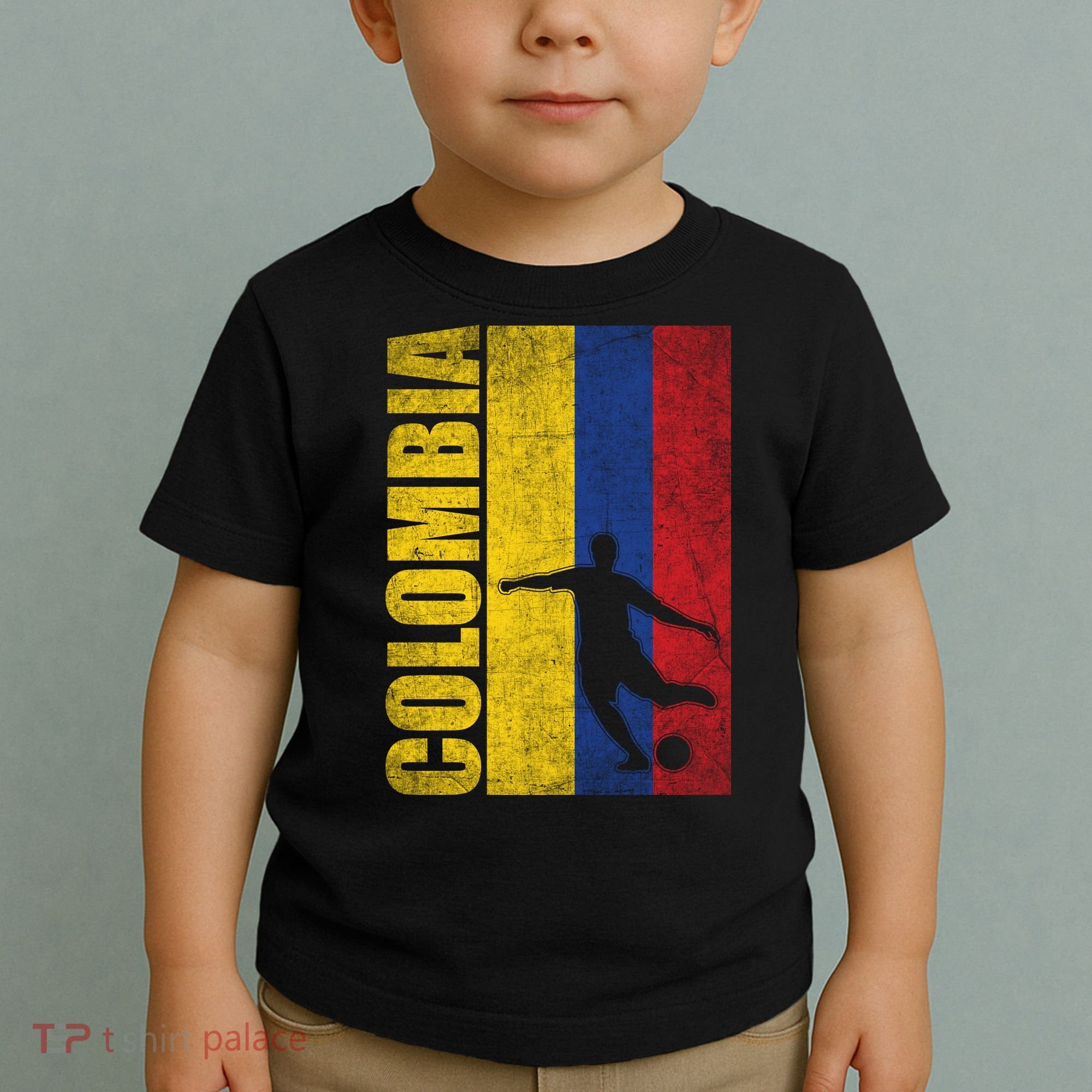 Colombia Flag Soccer World Cup Toddler T-Shirt