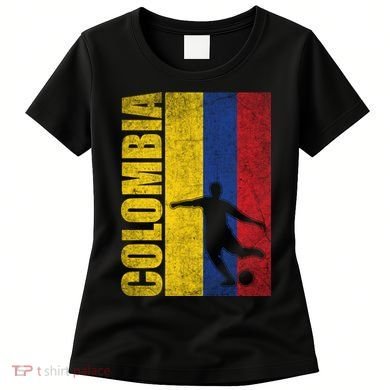 Colombia Flag Soccer World Cup Women's T-Shirt