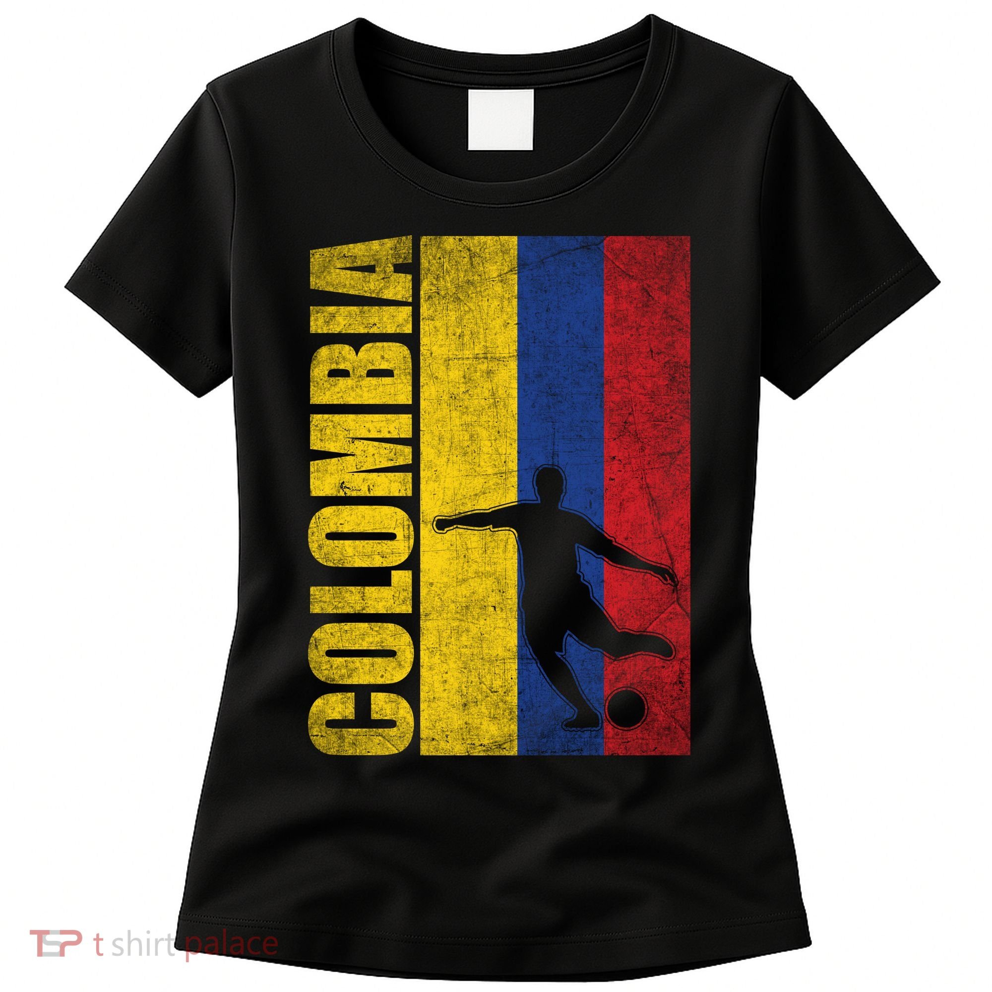 Colombia Flag Soccer World Cup Women's T-Shirt