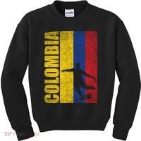 Colombia Flag Soccer World Cup Kids Sweatshirt thumb 0