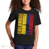 Colombia Flag Soccer World Cup Kids T-Shirt thumb 2