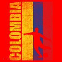 Colombia Flag Soccer World Cup Santa Hat thumb 1