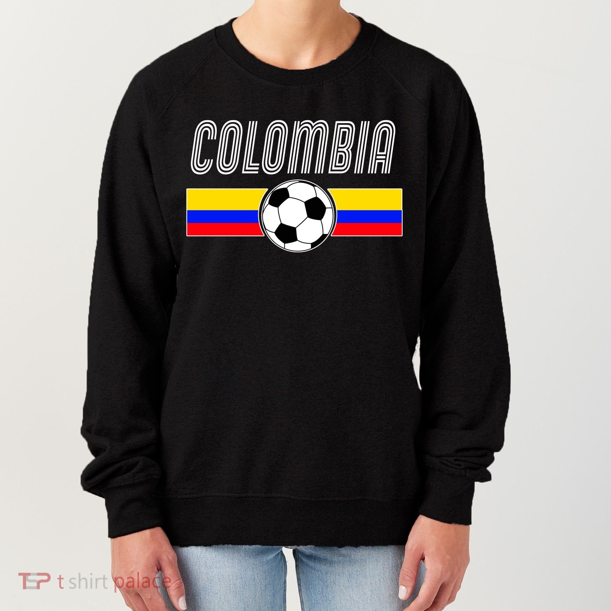 Colombia Futball Soccer Ball Logo Women's Sweatshirt