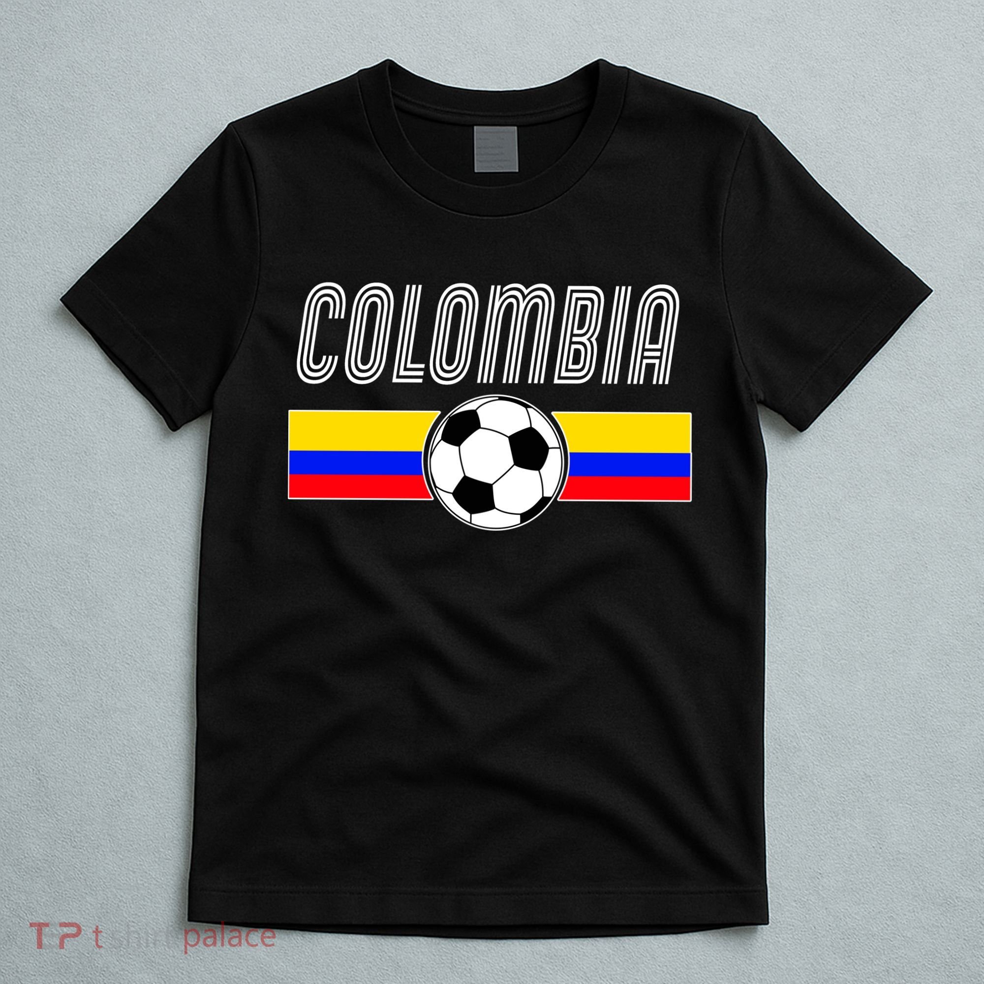 Colombia Futball Soccer Ball Logo T-Shirt