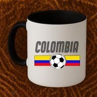 Colombia Futball Soccer Ball Logo Coffee Mug thumb 2