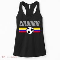 Colombia Futball Soccer Ball Logo Women's Tank Top thumb 0