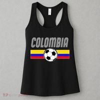 Colombia Futball Soccer Ball Logo Women's Tank Top thumb 3