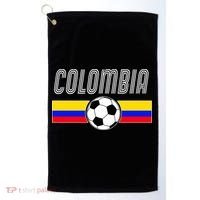 Colombia Futball Soccer Ball Logo Golf Towel thumb 0