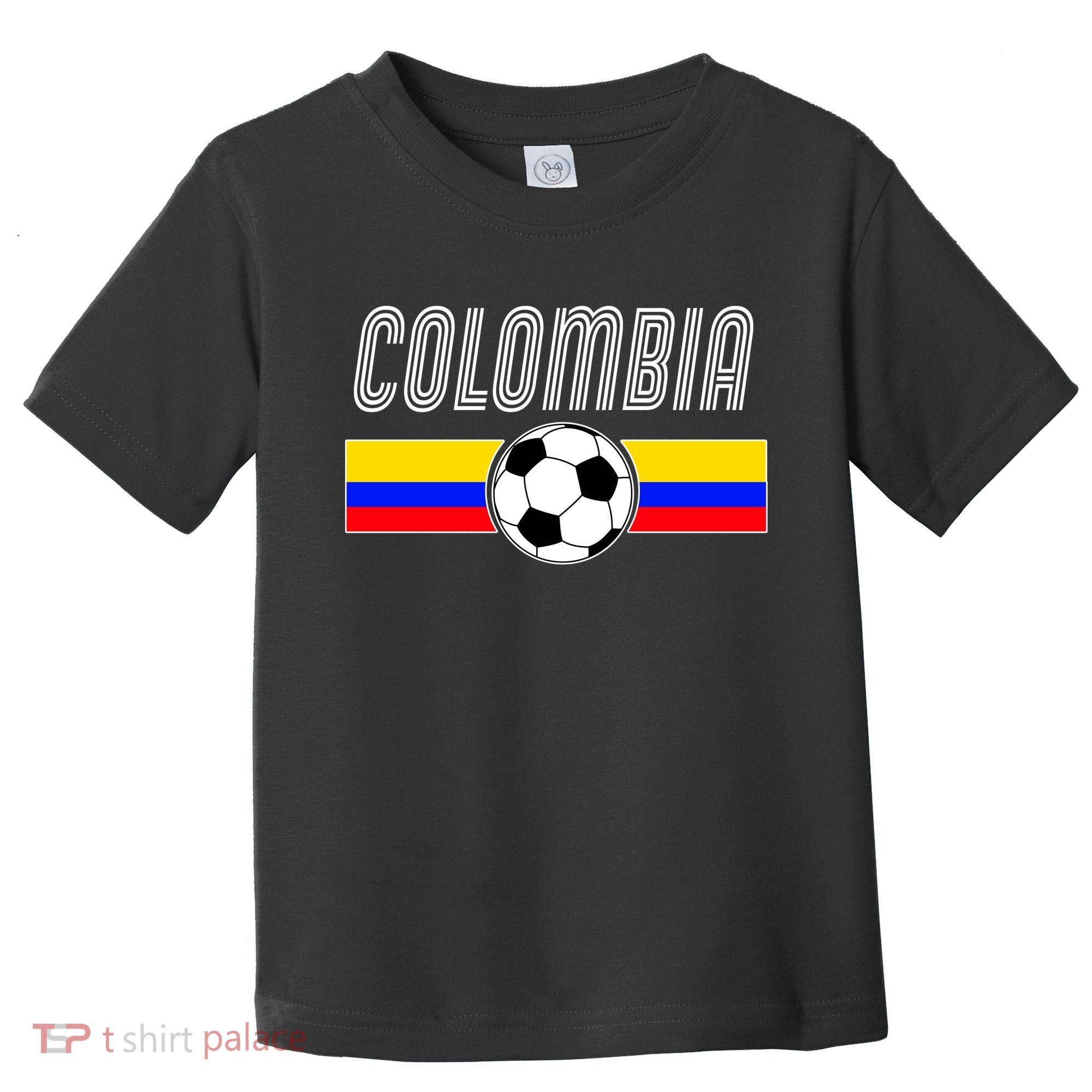 Colombia Futball Soccer Ball Logo Toddler T-Shirt