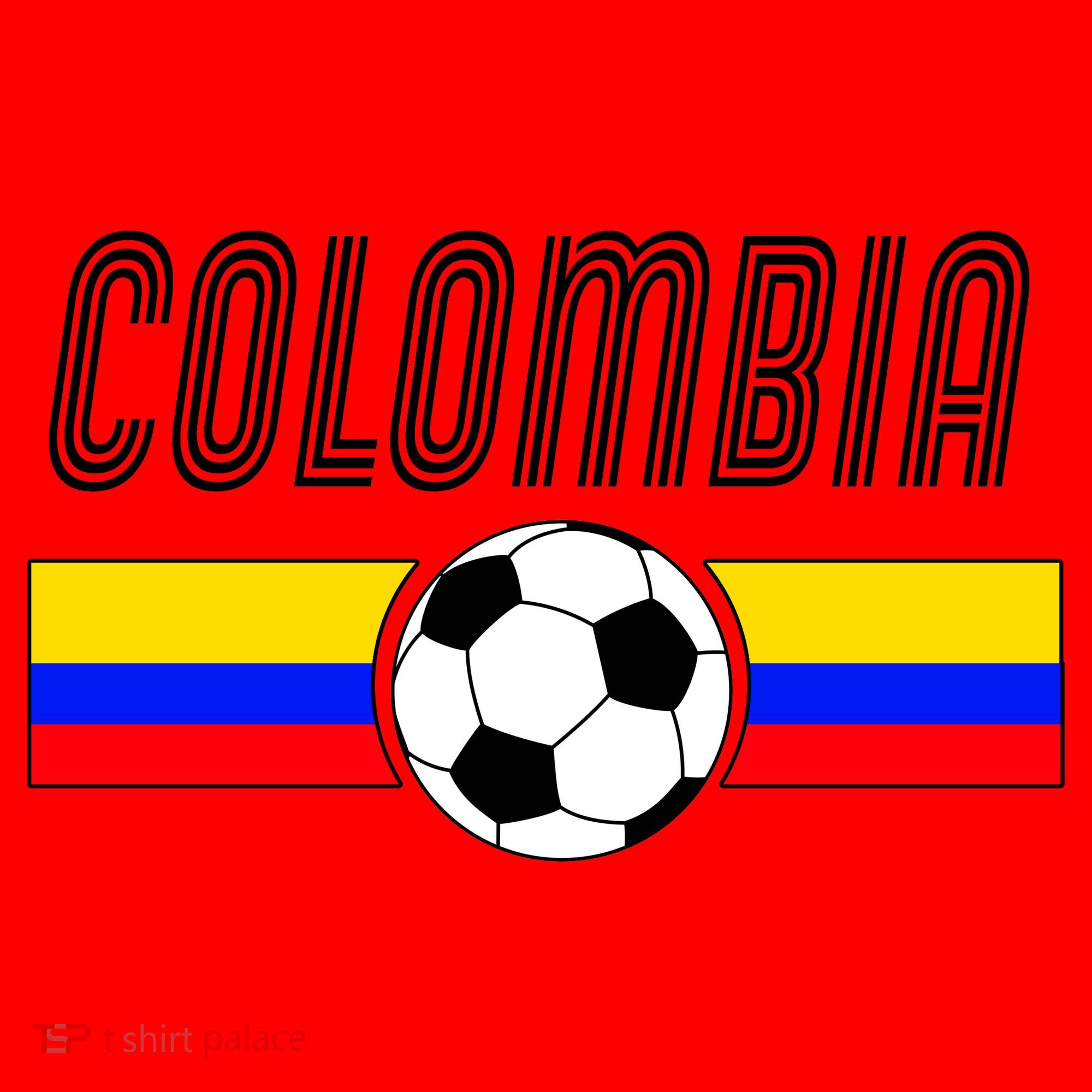 Colombia Futball Soccer Ball Logo Santa Hat