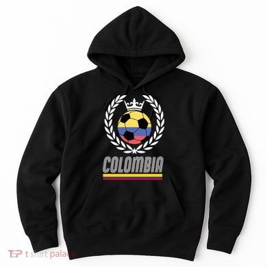 Colombia Soccer Flag Emblem Hoodie