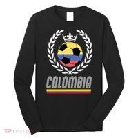 Colombia Soccer Flag Emblem Long Sleeve Shirt thumb 0