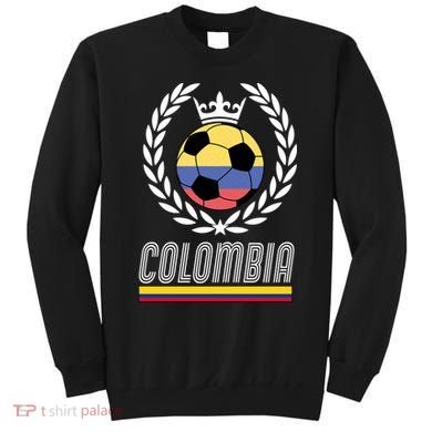Colombia Soccer Flag Emblem Sweatshirt