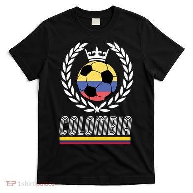Colombia Soccer Flag Emblem T-Shirt
