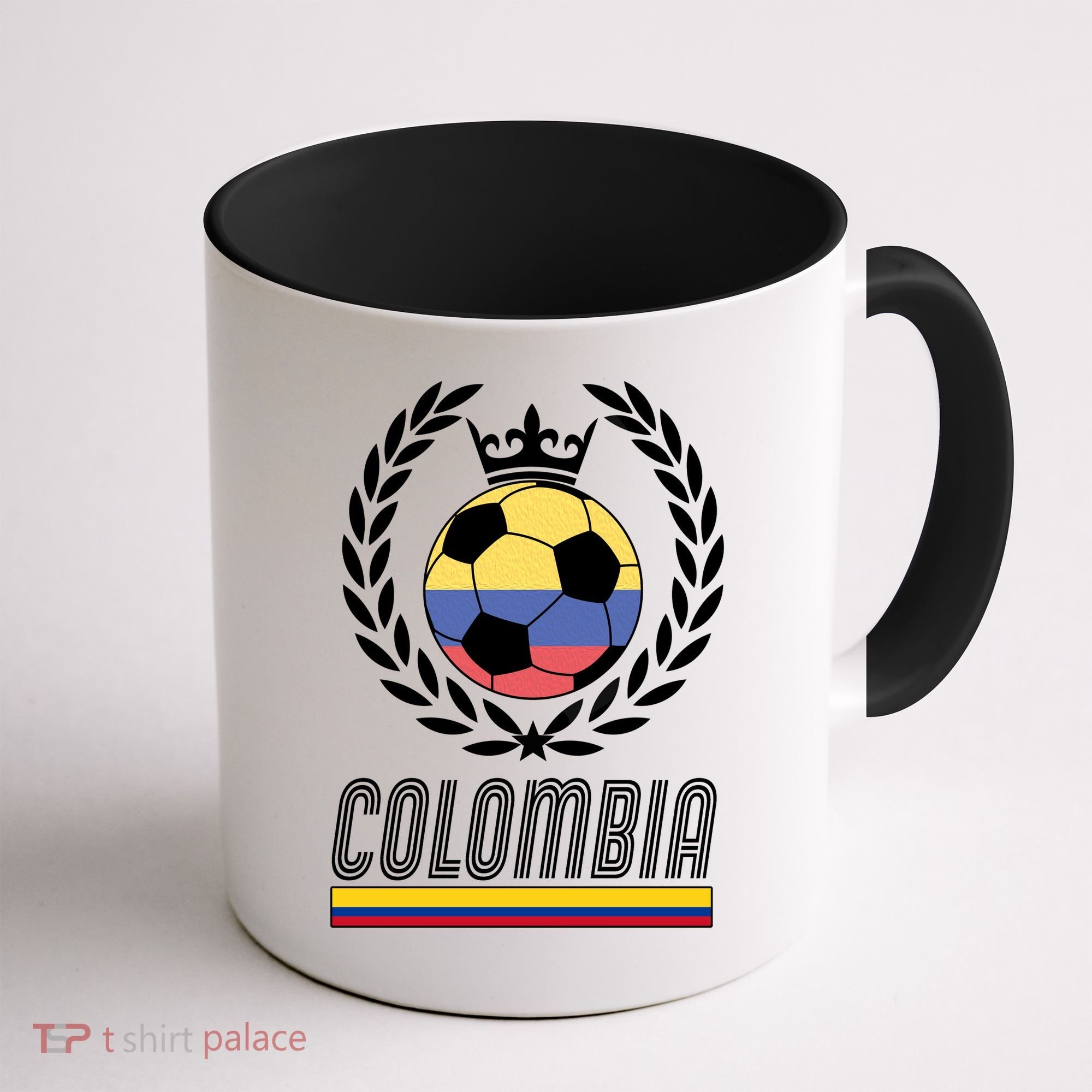 Colombia Soccer Flag Emblem Coffee Mug