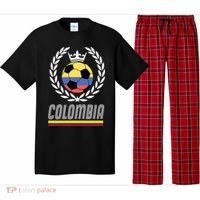 Colombia Soccer Flag Emblem Pajama Set thumb 0
