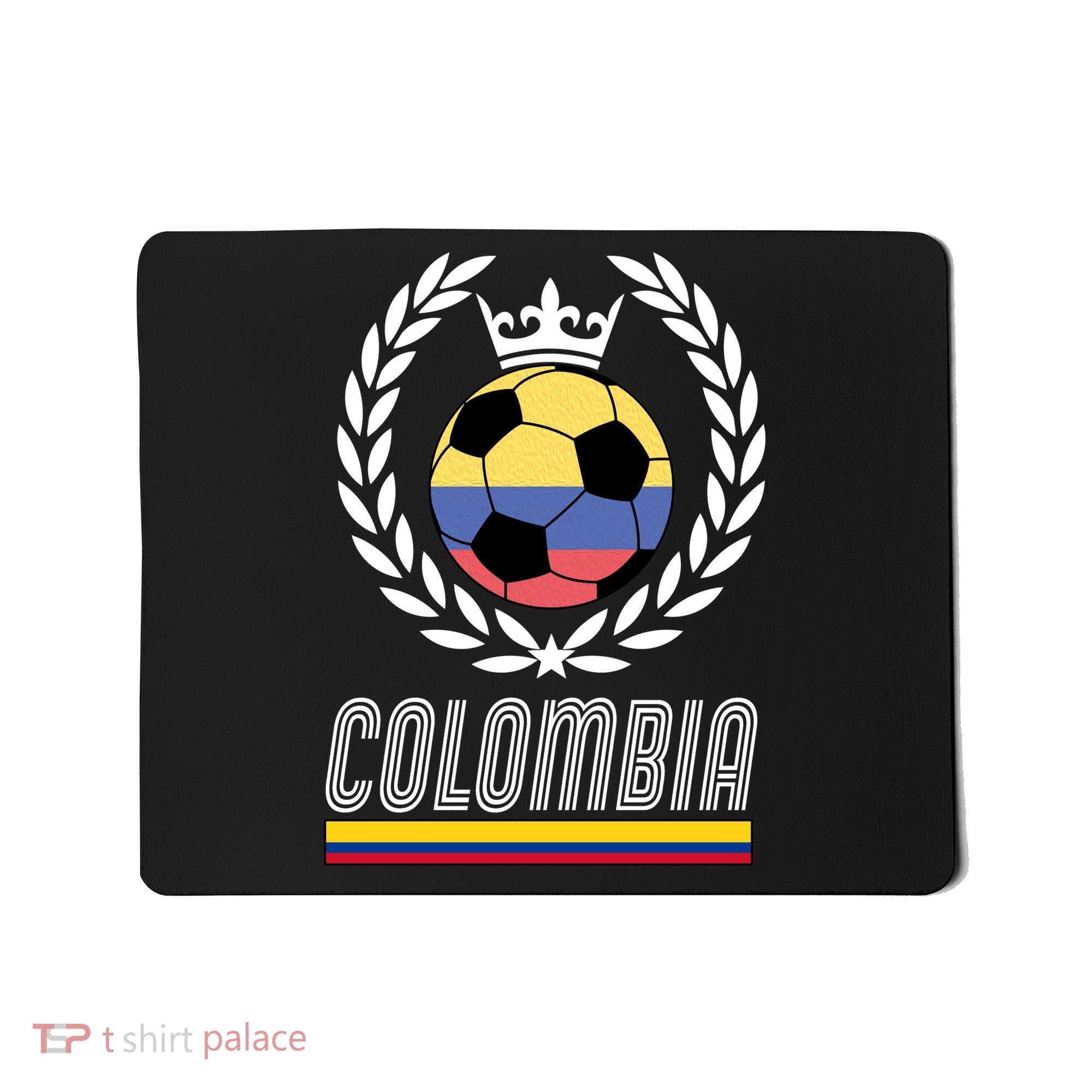 Colombia Soccer Flag Emblem Mousepad