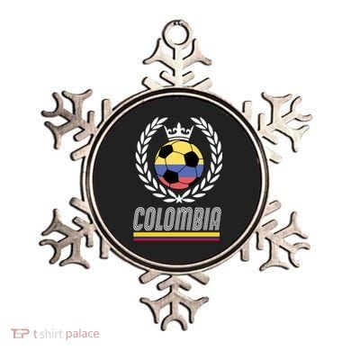 Colombia Soccer Flag Emblem Ornament