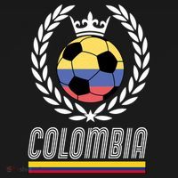 Colombia Soccer Flag Emblem Ornament thumb 1