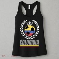 Colombia Soccer Flag Emblem Women's Tank Top thumb 3
