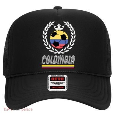 Colombia Soccer Flag Emblem Hat