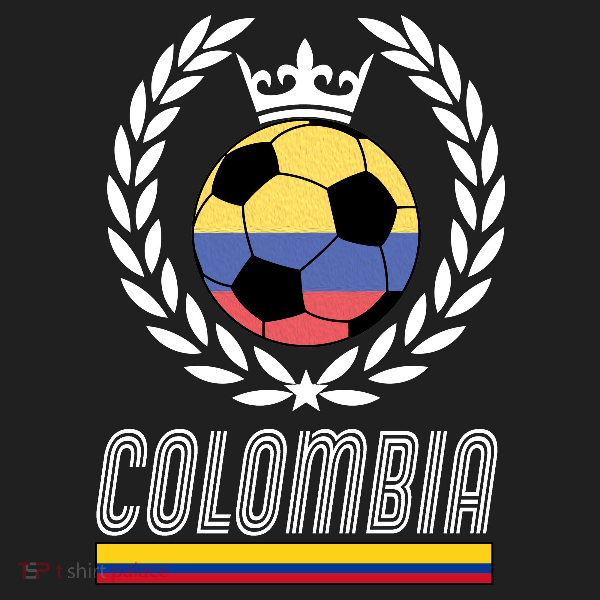 Colombia Soccer Flag Emblem Hat